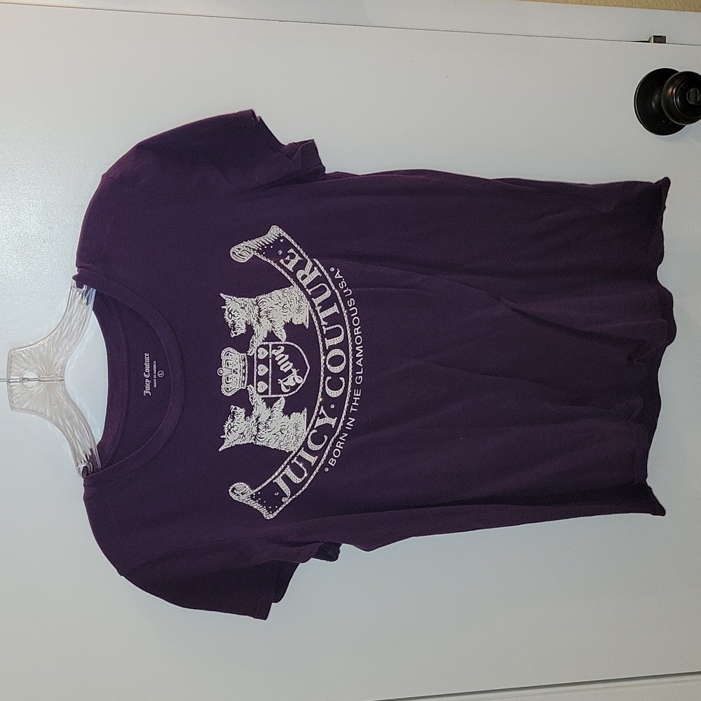 Juicy Couture purple t shirt